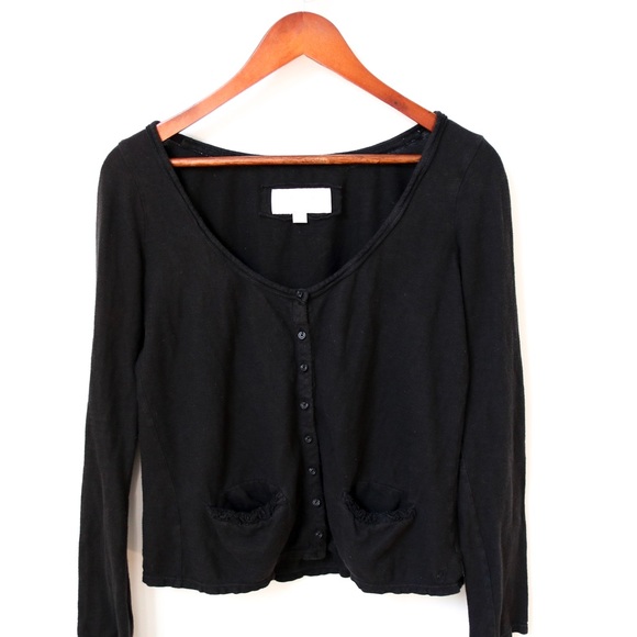 American Eagle Black Button Up Cardigan - Picture 6 of 7